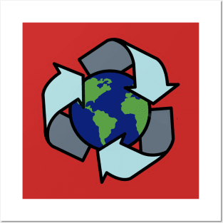 Recylce Earth Posters and Art